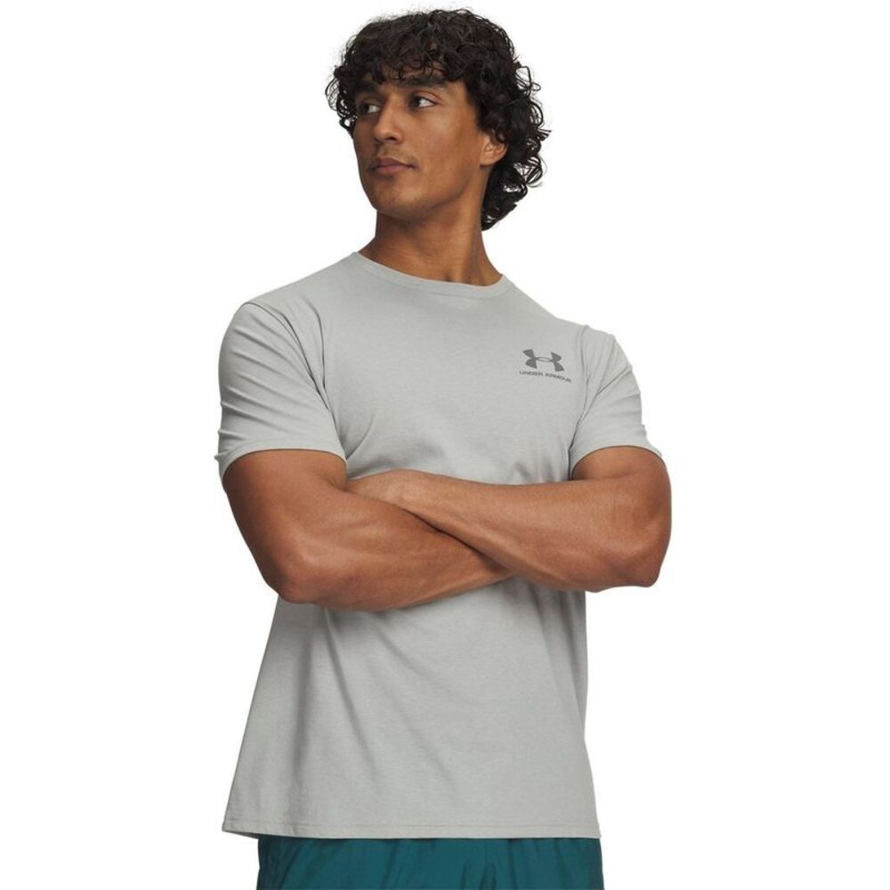 Under Armour Mens Sportstyle Chest Logo T-Shirt / Titanium